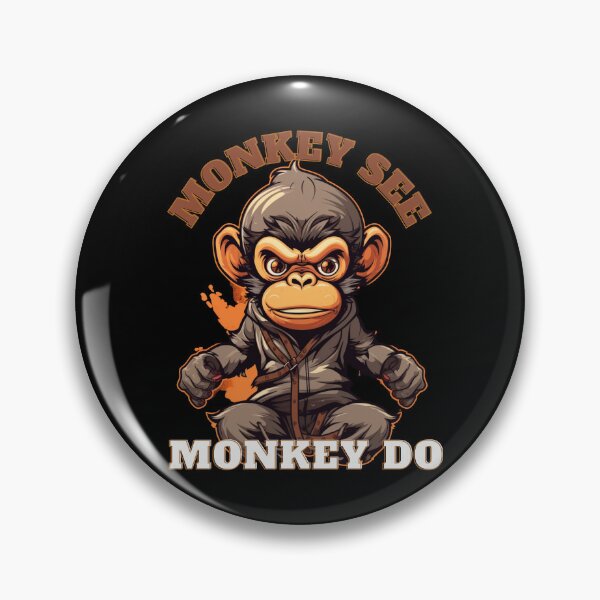 Item preview, Monkey mascot designed and sold by flowinglobe.