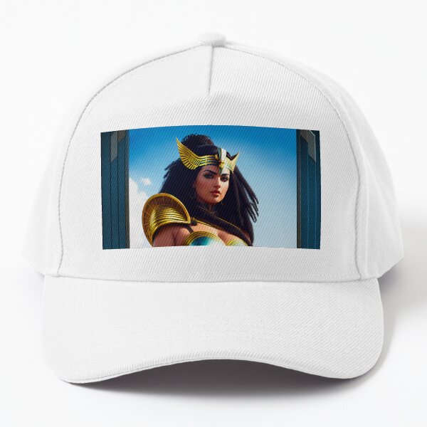 The Beauty Of The Falcon Queen Of Rhinearion AI Concept Art by Xzendor7 Baseball Cap