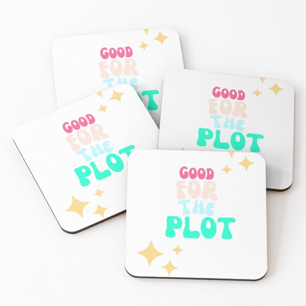Item preview, Retro Good For The Plot star lettering quote designed and sold by SoftBlushSarah.
