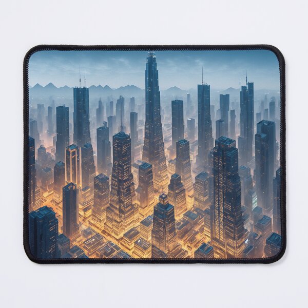 Item preview, A Detailed, 3D Rendering Of A Bustling City Center, With Intricate Details And Textures Ai Generated Art designed and sold by AiGens.