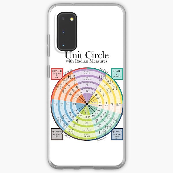 Unit Circle with Radian Measures Samsung Galaxy Soft Case