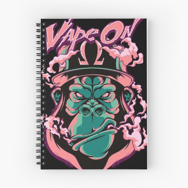 Aperçu de l'œuvre Vape sur singe créée et vendue par helrisoniart182.