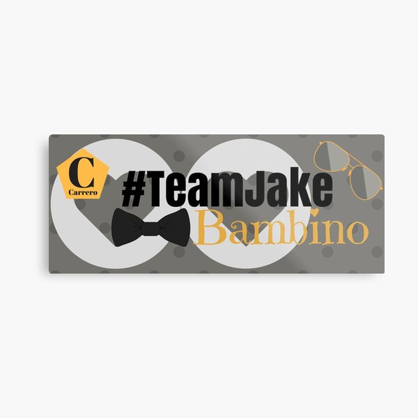 Team Jake Grey Mug Metal Print
