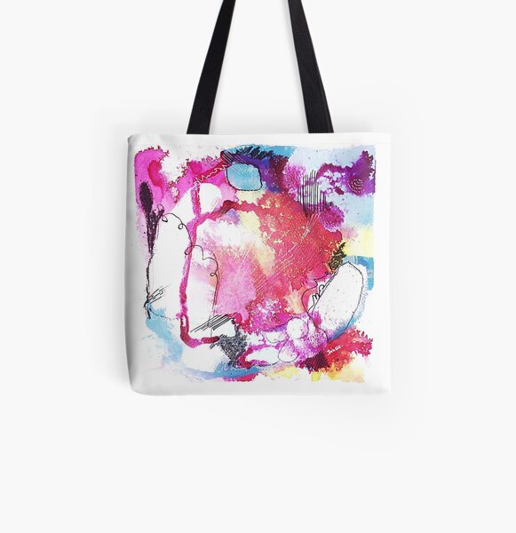 Color Twisted #6 Allover-Print Tote Bag