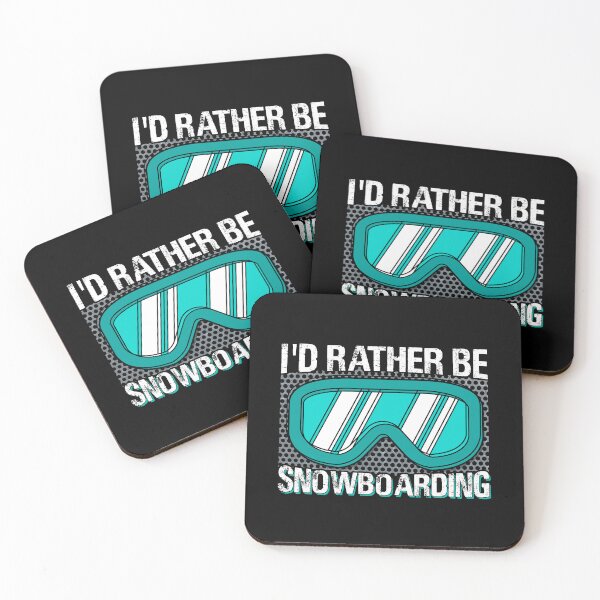 Item preview, I'd Rather Be Snowboarding Goggles Ski Skiing Mountain Winter designed and sold by mteehut.