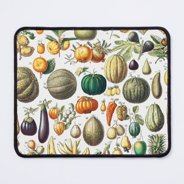 Item preview, Vintage Fruits and Vegetables Illustration, from Nouveau Larousse Illustre (1898), by Larousse, Pierre, Augé and Claude designed and sold by Meliara Prints.