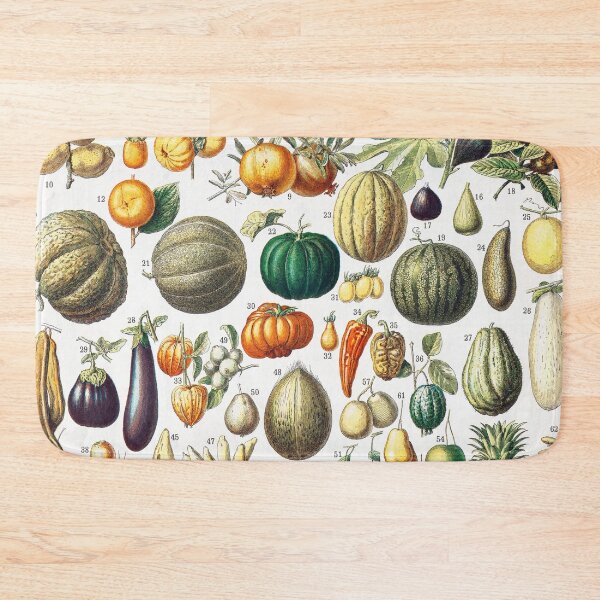 Item preview, Vintage Fruits and Vegetables Illustration, from Nouveau Larousse Illustre (1898), by Larousse, Pierre, Augé and Claude designed and sold by Meliara Prints.