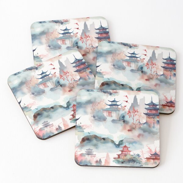 Item preview, Asian Print Pattern designed and sold by Haldor-Hawke.