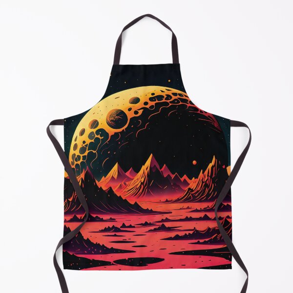 Item preview, Crater Planet Landscape designed and sold by ByteyCreatives.