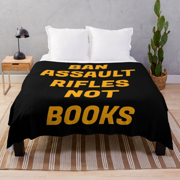 Item preview, Ban assault rifles not books designed and sold by Inspirationmotivation.