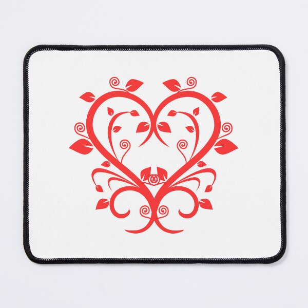 Item preview,  Leafy red heart designed and sold by mixMixtli.