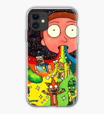 Toxic Rick and Morty Street Art Rainbow Painting iPhone 11 case Toxic Rick and Morty Street Art Rainbow Painting iPhone 11 case