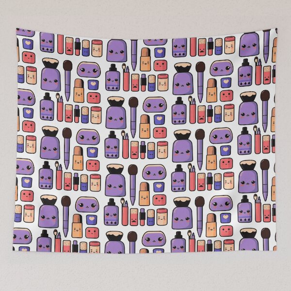 Item preview, Cute purple make up set for make up artist - lipstick, foundation, make up accessories designed and sold by PurpleMoss.