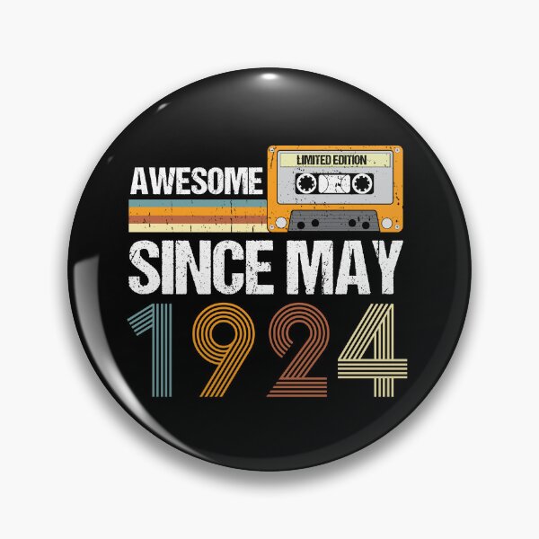 Item preview, Awesome Since May 1924 | Made In 1924 | vintage May 1924 designed and sold by AMINE  ★★★★★.