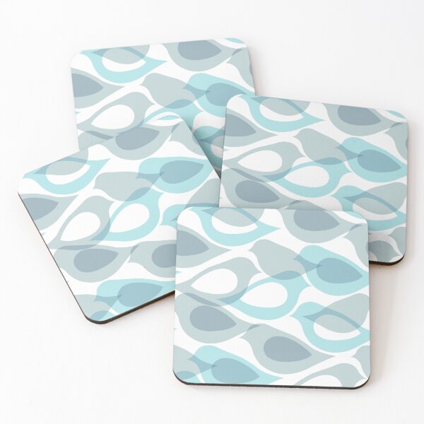 Item preview, Airy Avarian Abstract - duck egg blue  designed and sold by Perrin Le Feuvre.