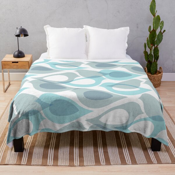 Item preview, Airy Avarian Abstract - duck egg blue  designed and sold by Perrin Le Feuvre.