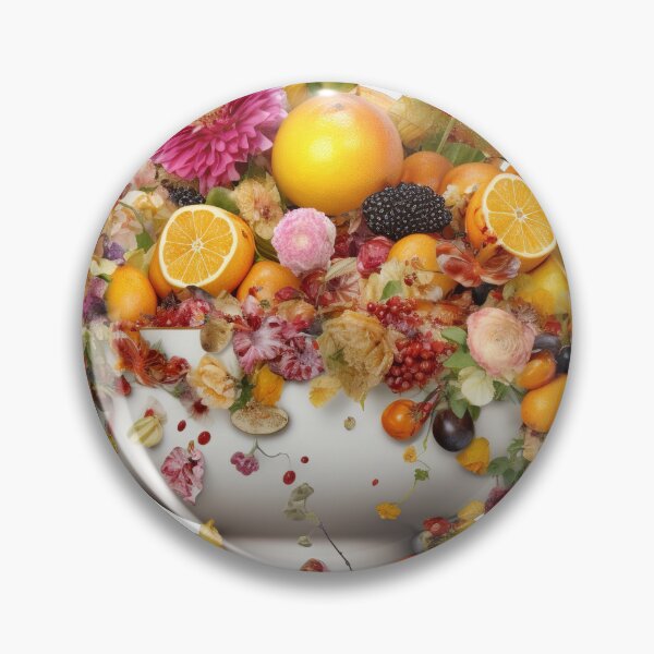 Item preview, Giant Tea cup of fruits and flowers, isolated PNG 14 designed and sold by jetaiart.