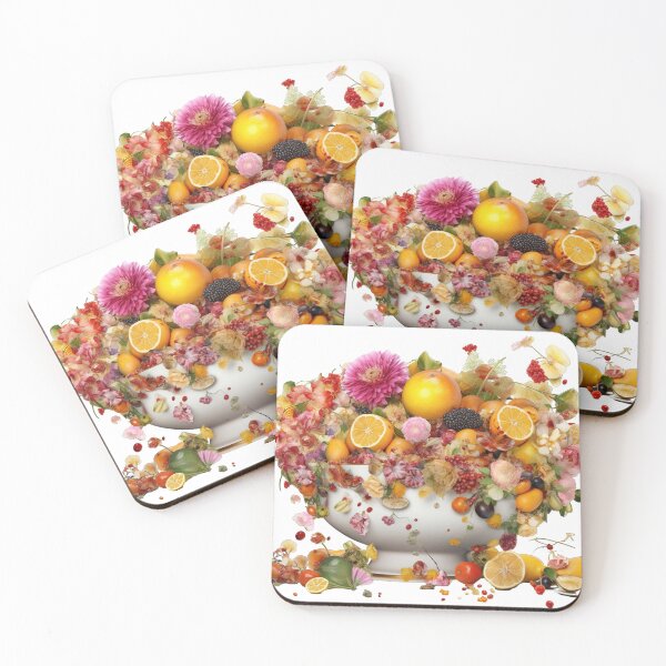 Item preview, Giant Tea cup of fruits and flowers, isolated PNG 14 designed and sold by jetaiart.