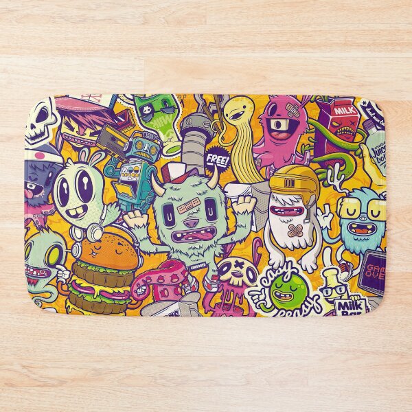 Item preview, Psychedelic monster designed and sold by funnypixels.