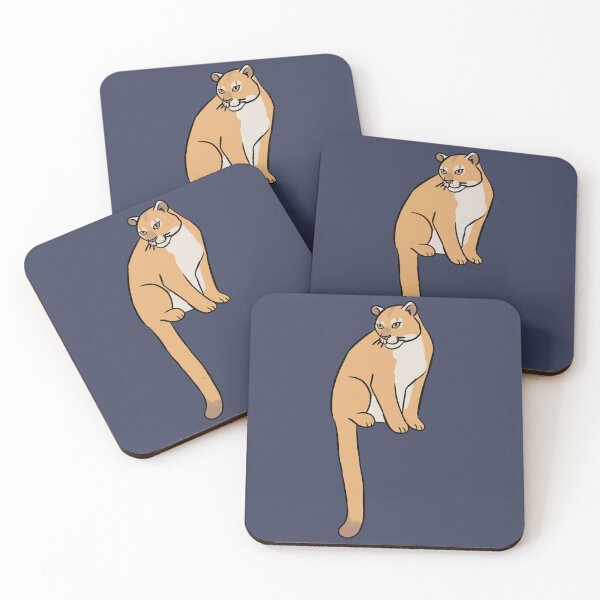 Item preview, Cute mountain lion illustration  designed and sold by Yarafantasyart.