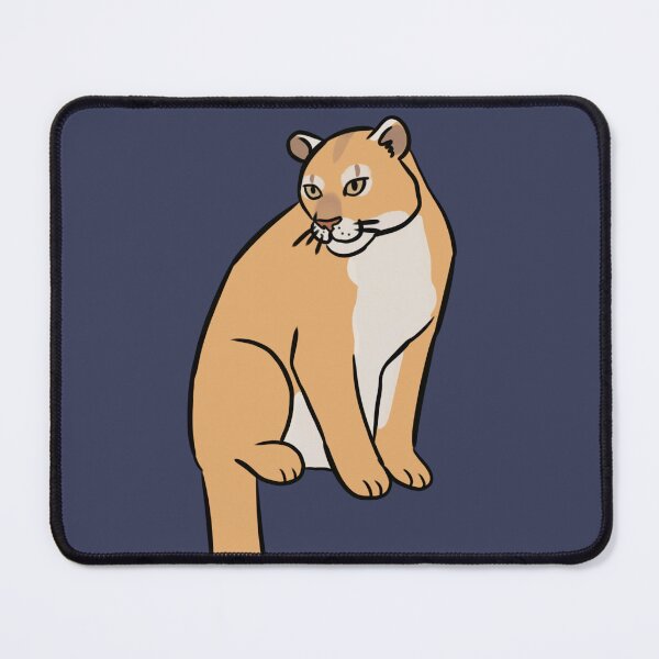 Item preview, Cute mountain lion illustration designed and sold by Yarafantasyart.