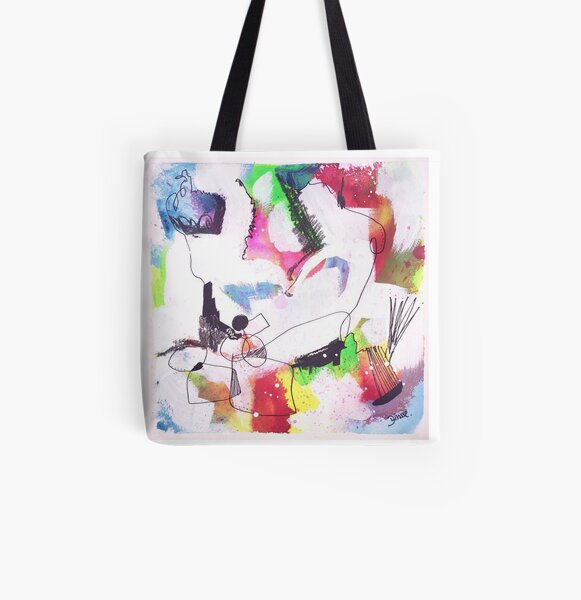 Color Twisted #7 Allover-Print Tote Bag