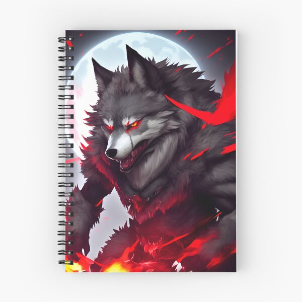 Item preview, Wolf man standing infront of the moon designed and sold by MemesDaKobold.