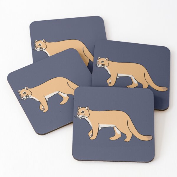 Item preview, Cute mountain lion illustration  designed and sold by Yarafantasyart.