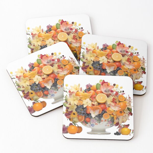 Item preview, Giant Tea cup of fruits and flowers, isolated PNG 17 designed and sold by jetaiart.