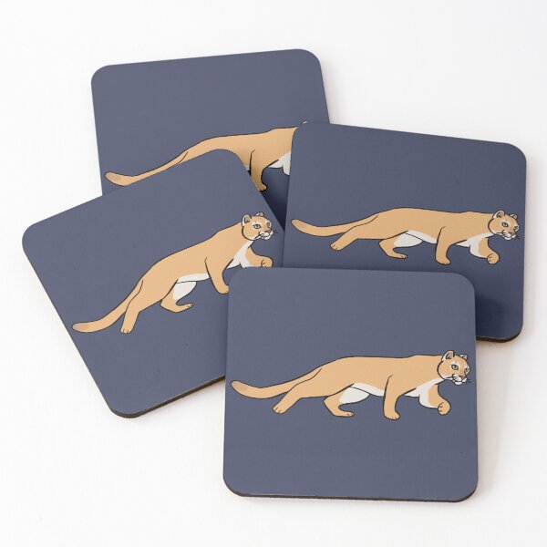 Item preview, Cute mountain lion illustration  designed and sold by Yarafantasyart.