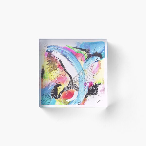 Color Twisted #8 Acrylblock