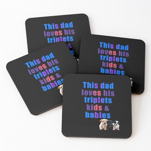 Item preview, This dad loves his triplets kids & babies designed and sold by Estevam Marinho.
