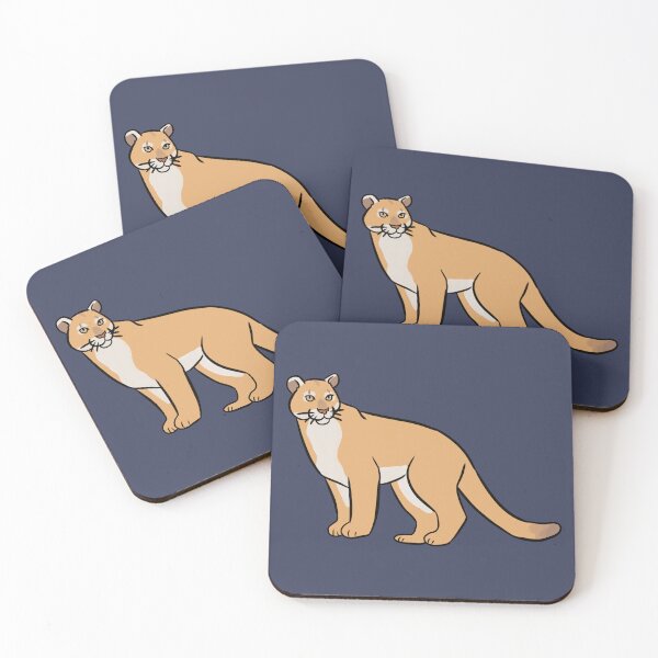 Item preview, Cute mountain lion illustration  designed and sold by Yarafantasyart.