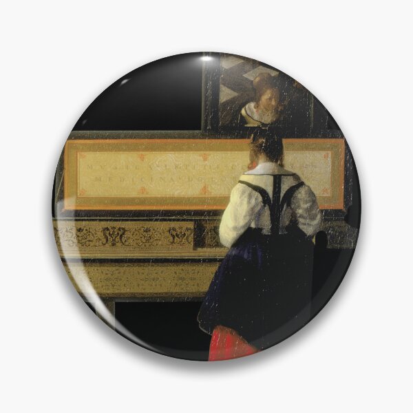 Item preview, Johannes Vermeer, 'The Music Lesson' designed and sold by fofdesigns.