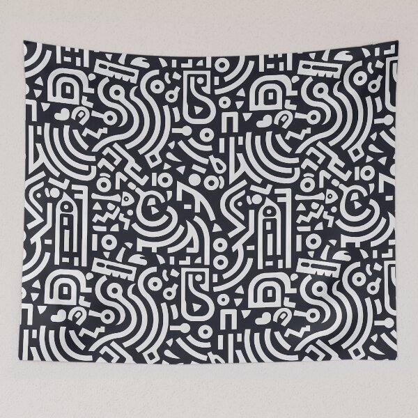Item preview, Abstract yin and yang art designed and sold by randrdesign.