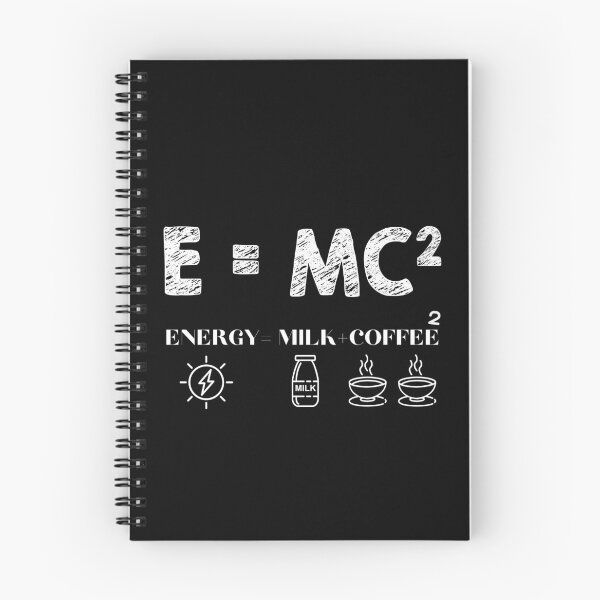 Item preview, E=mc2 Energy is More Coffee-Funny Formula Equation Quotes designed and sold by artfartzzz.