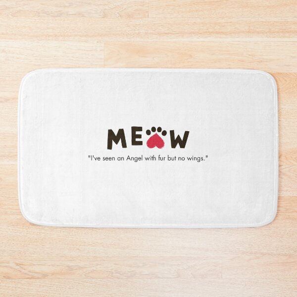 Item preview, Meow Cat Quote - Angel without wings designed and sold by DesignsCreative.