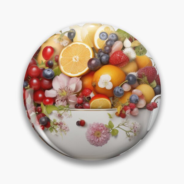 Item preview, Giant Tea cup of fruits and flowers, isolated PNG 19 designed and sold by jetaiart.