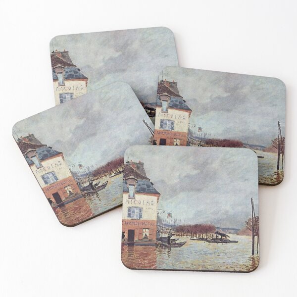 Item preview, Port Marly by Alfred Sisley designed and sold by tomorrowsart.