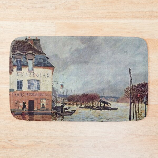 Item preview, Port Marly by Alfred Sisley designed and sold by tomorrowsart.