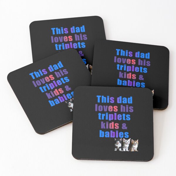 Item preview, This dad loves his triplets kids & babies designed and sold by Estevam Marinho.