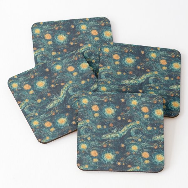 Item preview, Starry Night Pattern Design designed and sold by 9livescanvas.