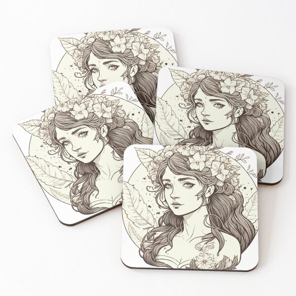 Item preview, Girl with flowers designed and sold by SumireIa.