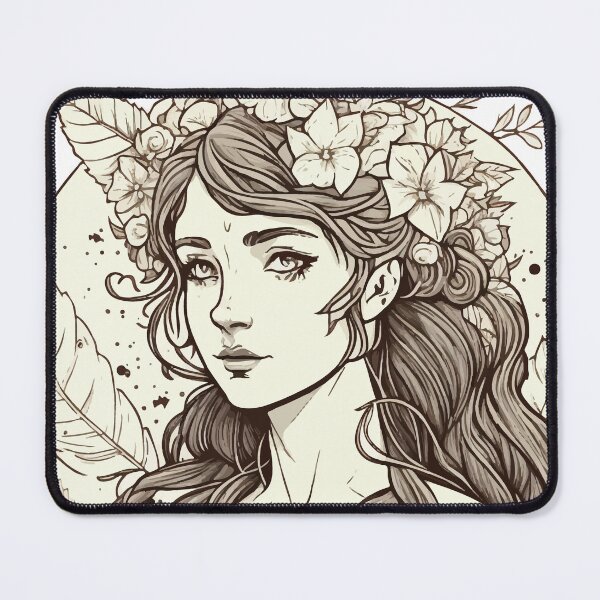 Item preview, Girl with flowers designed and sold by SumireIa.