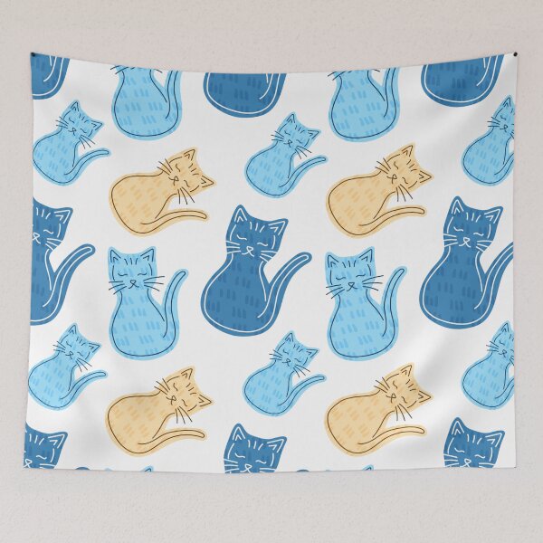 Item preview, Colorful cat pattern designed and sold by DerSenat.