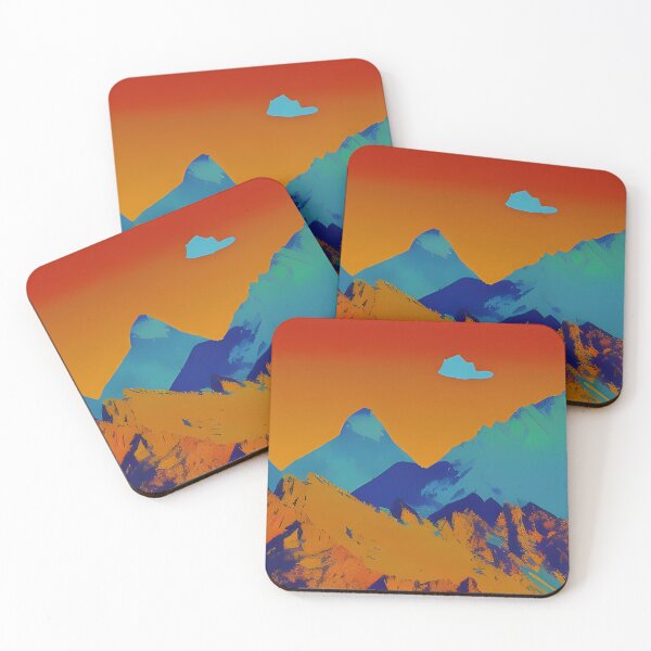 Item preview, Image of the mountains in pop art style designed and sold by brandway.