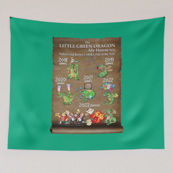 Item preview, Little Green Dragon scroll version designed and sold by Spyinthesky.