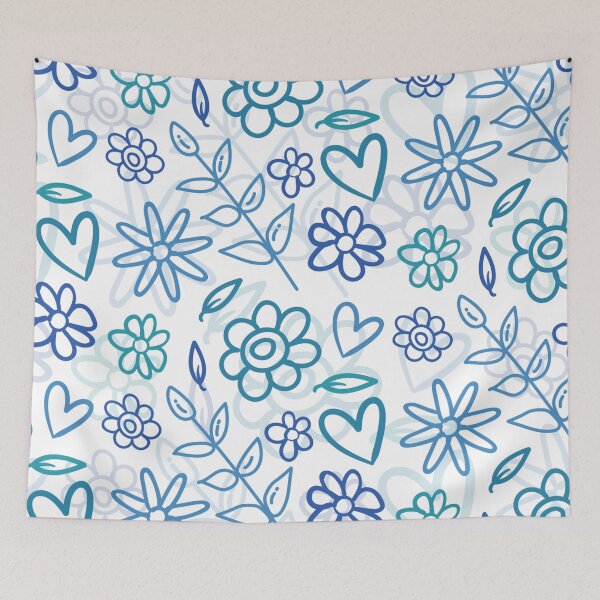 Item preview, Minimalist floral pattern designed and sold by DerSenat.