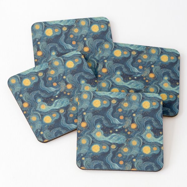 Item preview, Starry Night Pattern Design designed and sold by 9livescanvas.