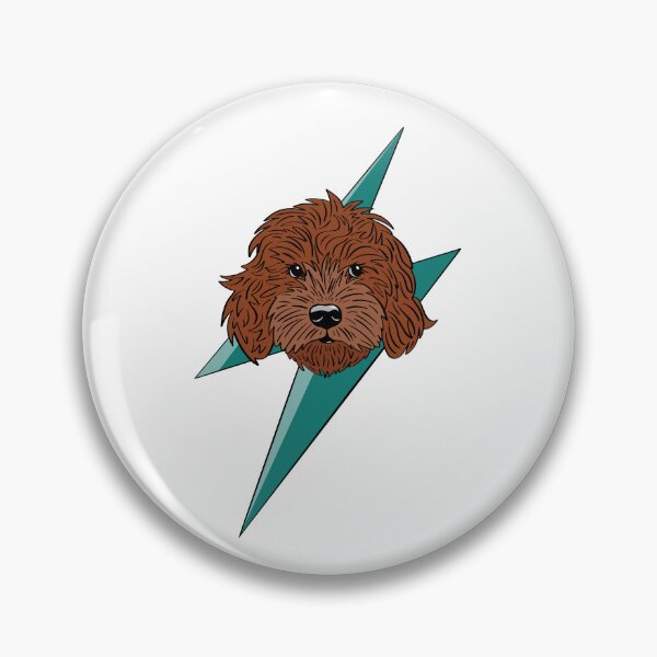Artikelvorschau, Roter Cockapoo, Cavapoo, Labradoodle, Yorkipoo-Design mit Blitz entworfen und verkauft von laurendemoet.